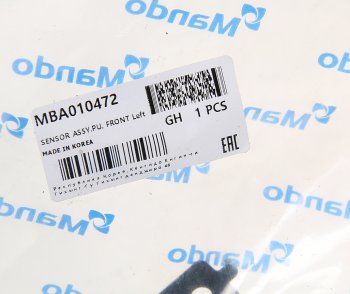 829 р. Датчик АБС KIA Bongo 3 (14-) (2.5-A2) (4WD) колеса переднего левого MANDO MANDO mba010472  с доставкой в г. Кемерово. Увеличить фотографию 2