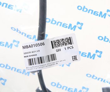 1 099 р. Датчик АБС HYUNDAI Porter 2 (16-) (4WD) колеса переднего правого MANDO MANDO mba010506  с доставкой в г. Кемерово. Увеличить фотографию 2