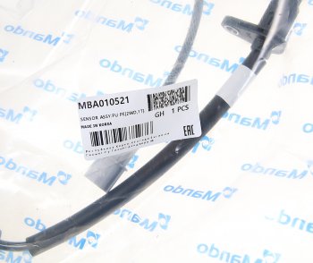 1 229 р. Датчик АБС KIA Bongo 3 (16-) (2.5-A2) (2WD) колеса заднего левого MANDO MANDO mba010521  с доставкой в г. Кемерово. Увеличить фотографию 2