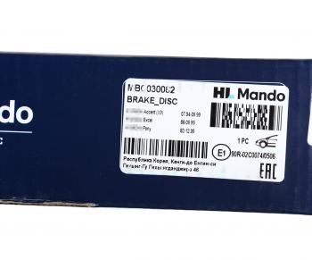 1 399 р. Диск тормозной HYUNDAI Accent (94-) передний (1шт.) MANDO MANDO mbc030082 MANDO mbc030082  с доставкой в г. Кемерово. Увеличить фотографию 6