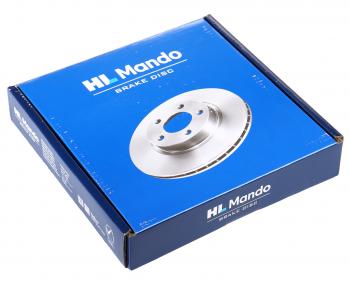 3 089 р. Диск тормозной HYUNDAI Solaris (11-) KIA Rio (11-) передний (1шт.) MANDO MANDO mbc030243 MANDO mbc030243  с доставкой в г. Кемерово. Увеличить фотографию 7
