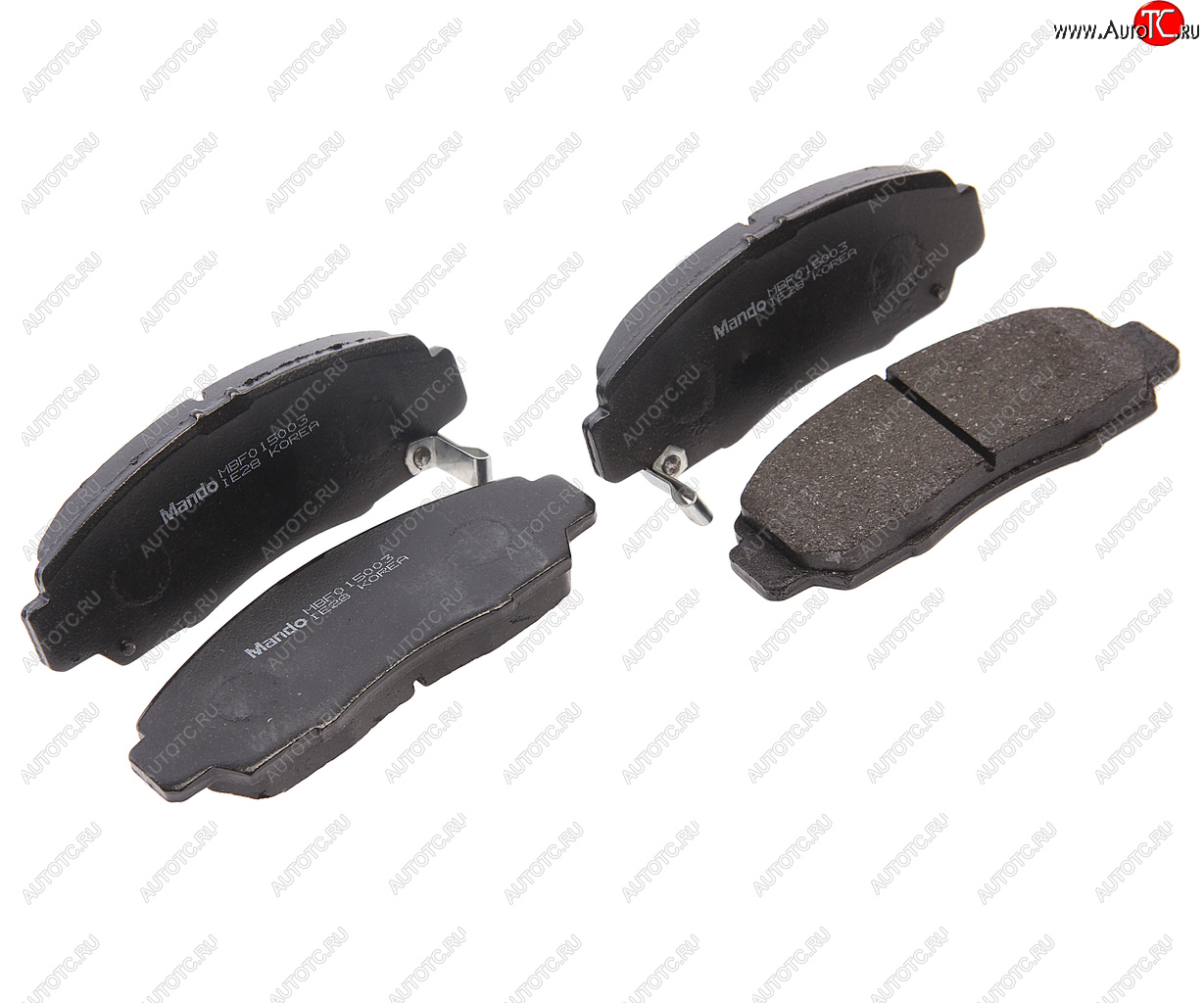 1 569 р. Колодки тормозные передние (4шт.) MANDO Honda Civic FK,FN хэтчбэк 5 дв. дорестайлинг (2005-2008)  с доставкой в г. Кемерово