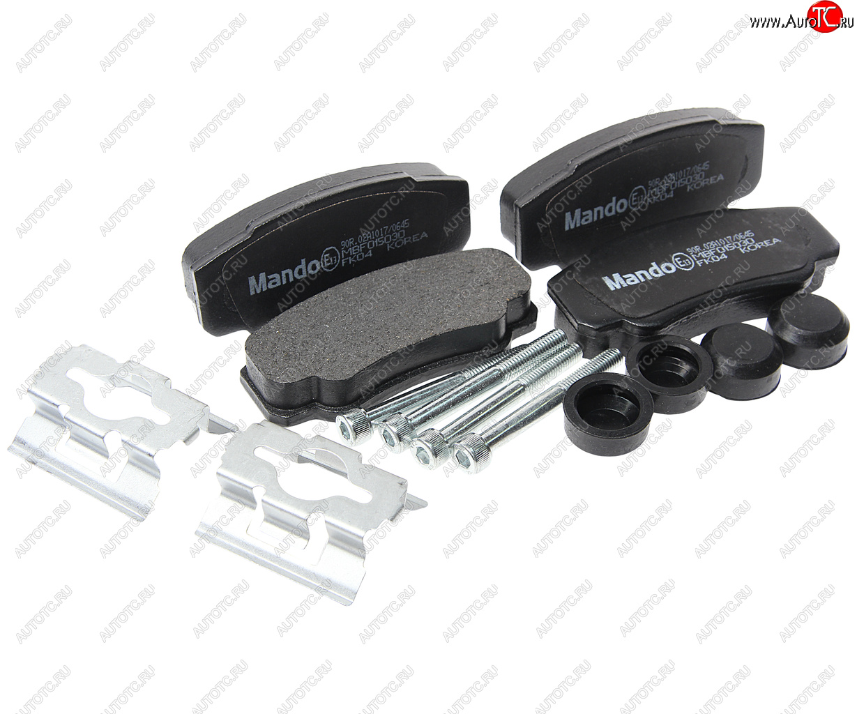 1 699 р. Колодки тормозные PEUGEOT Boxer CITROEN Jumper FIAT Ducato (94-) задние (4шт.) MANDO MANDO mbf015030  с доставкой в г. Кемерово