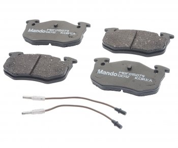 899 р. Колодки тормозные PEUGEOT 206 (00-),306 (-02) RENAULT Megane (-02) задние (4шт.) MANDO MANDO mbf015079  с доставкой в г. Кемерово. Увеличить фотографию 1