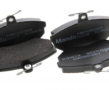 2 099 р. Колодки тормозные VW Golf 3,Caddy (95-04),Polo (95-01) передние (4шт.) MANDO MANDO mbf015089 MANDO mbf015089  с доставкой в г. Кемерово. Увеличить фотографию 2