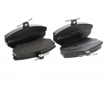 2 099 р. Колодки тормозные VW Golf 3,Caddy (95-04),Polo (95-01) передние (4шт.) MANDO MANDO mbf015089 MANDO mbf015089  с доставкой в г. Кемерово. Увеличить фотографию 1