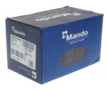 1 019 р. Колодки тормозные VW Passat B3,B4 AUDI 80 передние (4шт.) MANDO MANDO mbf015092 MANDO mbf015092  с доставкой в г. Кемерово. Увеличить фотографию 2