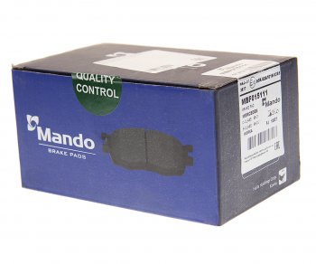 2 499 р. Колодки тормозные MERCEDES W210,W202,C208 (2.0/2.8) передние (4шт.) MANDO MANDO mbf015111 MANDO mbf015111  с доставкой в г. Кемерово. Увеличить фотографию 2