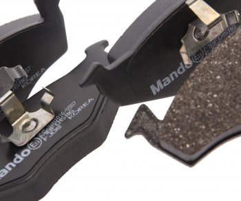 1 329 р. Колодки тормозные VW Lupo,Polo (95-) SKODA Fabia передние (4шт.) MANDO MANDO mbf015116 MANDO mbf015116  с доставкой в г. Кемерово. Увеличить фотографию 2