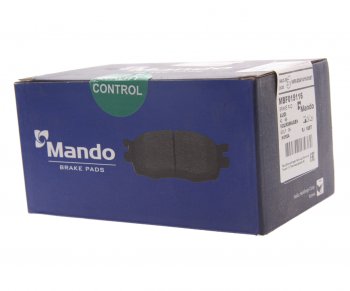 1 329 р. Колодки тормозные VW Lupo,Polo (95-) SKODA Fabia передние (4шт.) MANDO MANDO mbf015116 MANDO mbf015116  с доставкой в г. Кемерово. Увеличить фотографию 3
