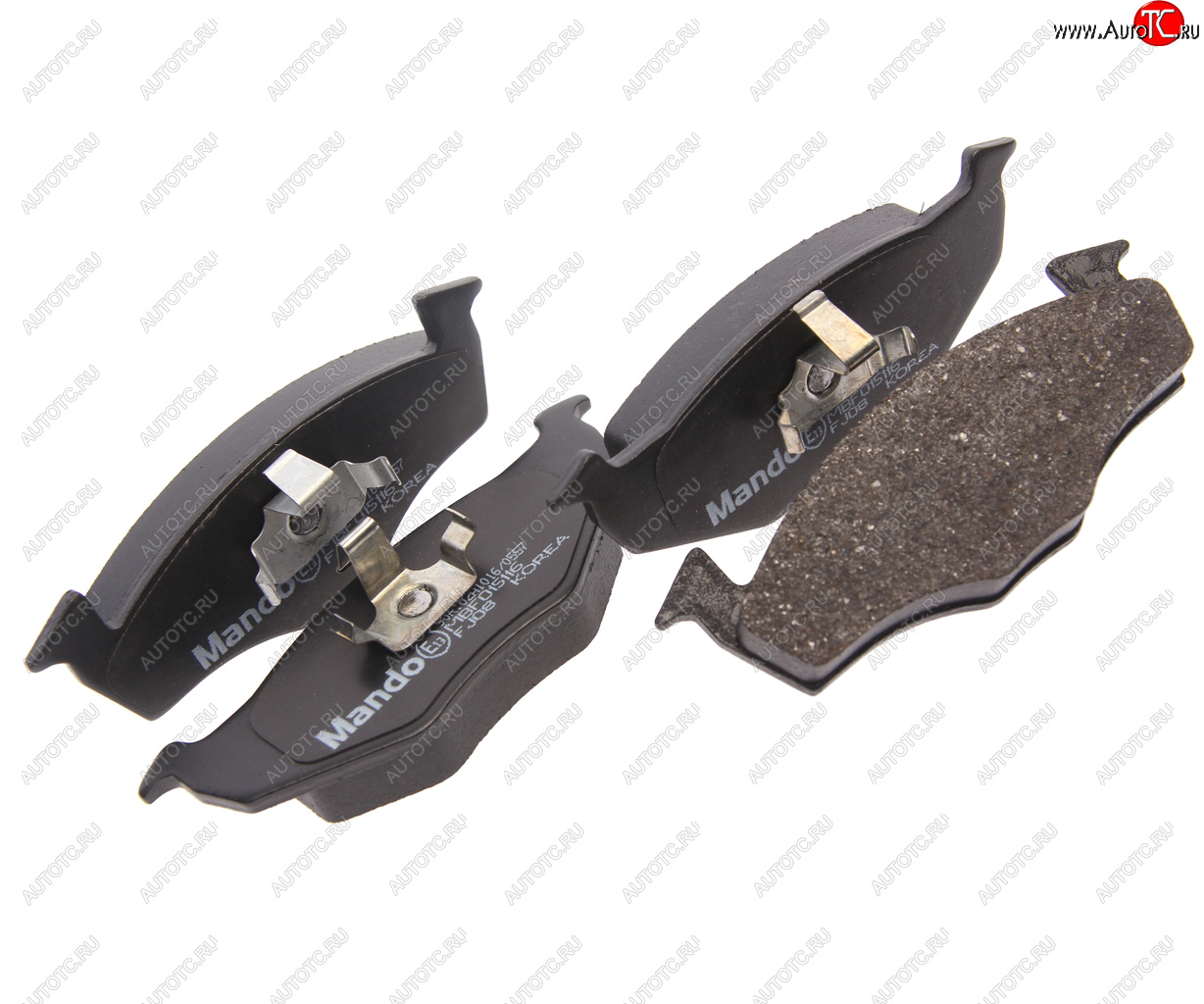 1 329 р. Колодки тормозные VW Lupo,Polo (95-) SKODA Fabia передние (4шт.) MANDO MANDO mbf015116 MANDO mbf015116  с доставкой в г. Кемерово