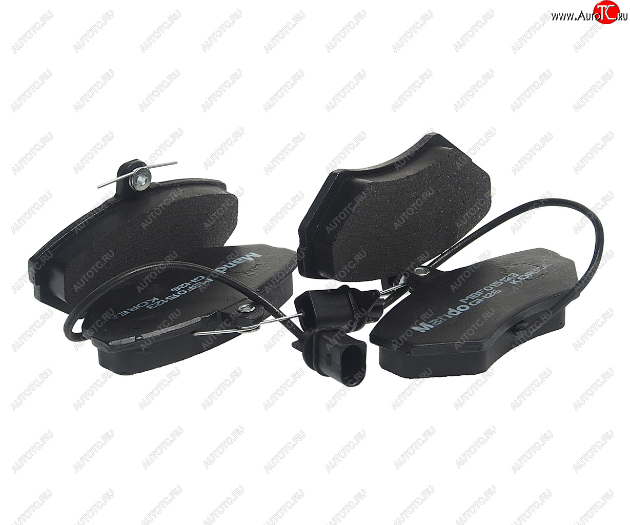 1 799 р. Колодки тормозные VW Golf 3,Caddy (95-04),Polo (95-01) передние (4шт.) MANDO MANDO mbf015123 MANDO mbf015123  с доставкой в г. Кемерово