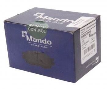1 599 р. Колодки тормозные VW Passat B5 AUDI A4 передние (4шт.) MANDO MANDO mbf015125  с доставкой в г. Кемерово. Увеличить фотографию 3