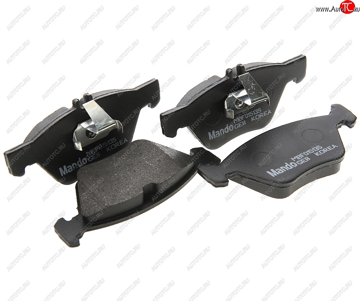 2 399 р. Колодки тормозные MERCEDES E (W210) передние (4шт.) MANDO MANDO mbf015135  с доставкой в г. Кемерово