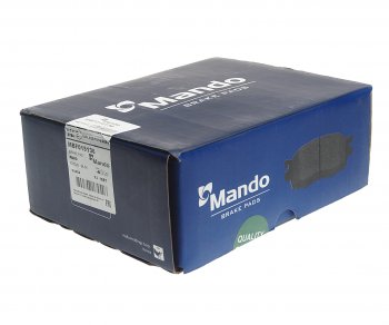 2 669 р. Колодки тормозные передние (4шт.) MANDO Ford Focus 1 седан дорестайлинг (1998-2002)  с доставкой в г. Кемерово. Увеличить фотографию 2