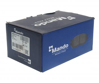 2 099 р. Колодки тормозные VW Passat B5 AUDI A4,A6 передние (4шт.) MANDO MANDO mbf015143 MANDO mbf015143  с доставкой в г. Кемерово. Увеличить фотографию 2