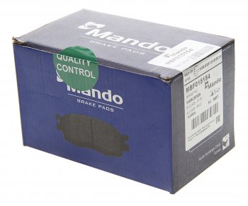 2 679 р. Колодки тормозные MERCEDES W163 (98-05),W220 (98-05),W129 передние (4шт.) MANDO MANDO mbf015154 MANDO mbf015154  с доставкой в г. Кемерово. Увеличить фотографию 2