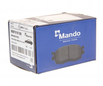 1 999 р. Колодки тормозные MERCEDES (W163) ML230,ML500 задние (4шт.) MANDO MANDO mbf015156  с доставкой в г. Кемерово. Увеличить фотографию 2