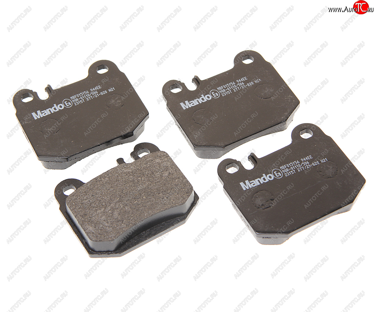 1 999 р. Колодки тормозные MERCEDES (W163) ML230,ML500 задние (4шт.) MANDO MANDO mbf015156  с доставкой в г. Кемерово