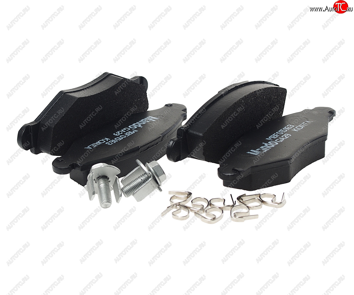 2 069 р. Колодки тормозные PEUGEOT 206,206SW (01-) передние (без АБС) (4шт.) MANDO MANDO mbf015163  с доставкой в г. Кемерово