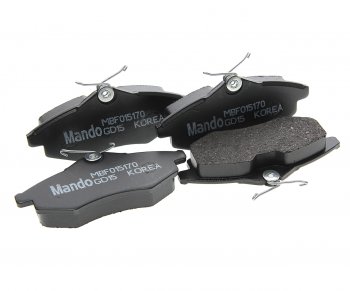 1 259 р. Колодки тормозные CITROEN C2,C3 (02-) (1.11.4) передние (4шт.) MANDO MANDO mbf015170  с доставкой в г. Кемерово. Увеличить фотографию 1