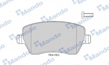 2 699 р. Колодки тормозные MERCEDES Citan (415) передние (4шт.) MANDO MANDO mbf015179  с доставкой в г. Кемерово. Увеличить фотографию 1
