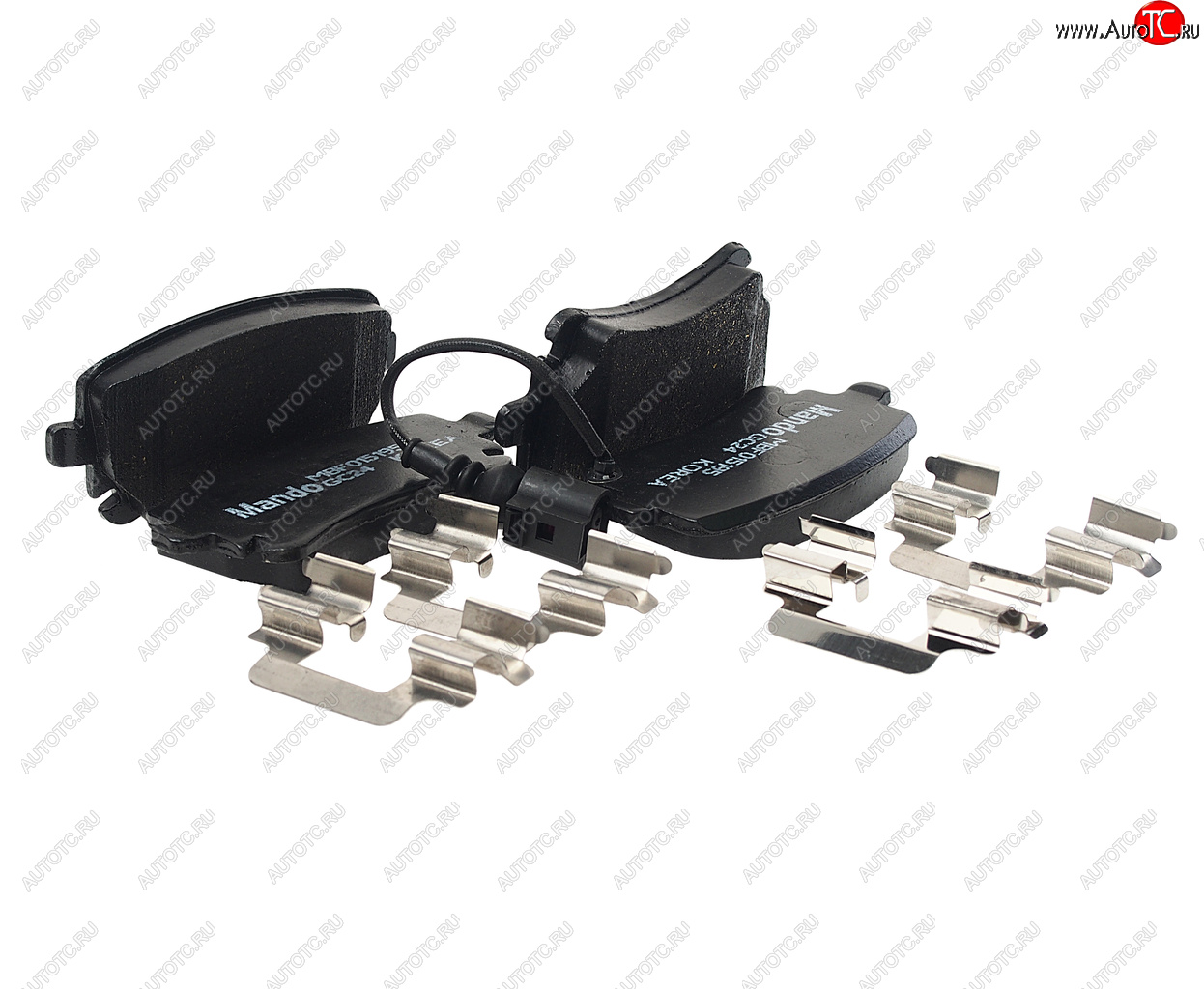 1 979 р. Колодки тормозные AUDI A4,A6 (05-),A8 (03-) задние (4шт.) MANDO MANDO mbf015195 MANDO mbf015195  с доставкой в г. Кемерово