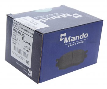 1 429 р. Колодки тормозные CITROEN C5 (10-) задние (4шт.) MANDO MANDO mbf015203 MANDO mbf015203  с доставкой в г. Кемерово. Увеличить фотографию 2