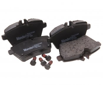 1 559 р. Колодки тормозные MERCEDES A (W169) передние (4шт.) MANDO MANDO mbf015211  с доставкой в г. Кемерово. Увеличить фотографию 1