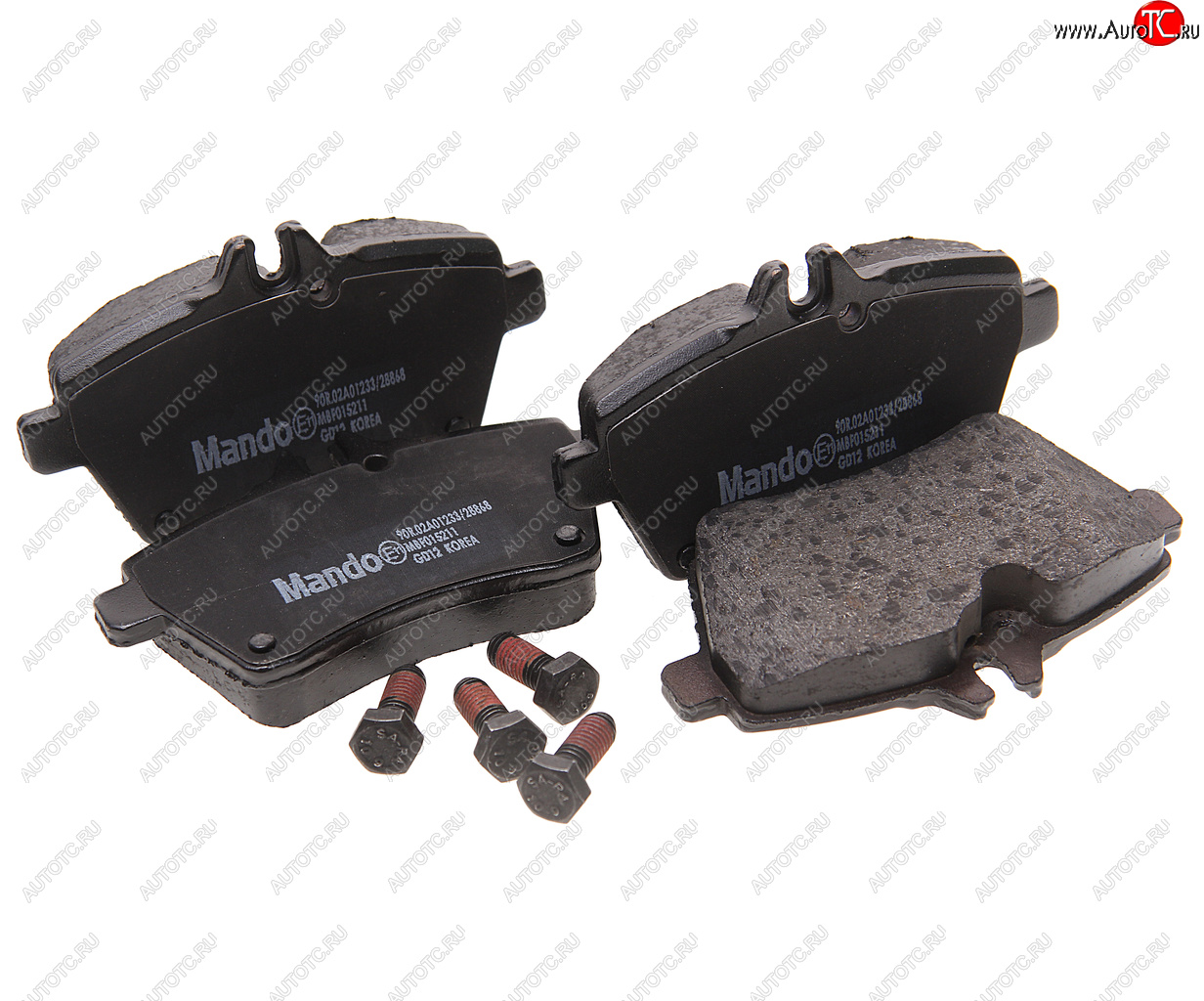 1 559 р. Колодки тормозные MERCEDES A (W169) передние (4шт.) MANDO MANDO mbf015211  с доставкой в г. Кемерово