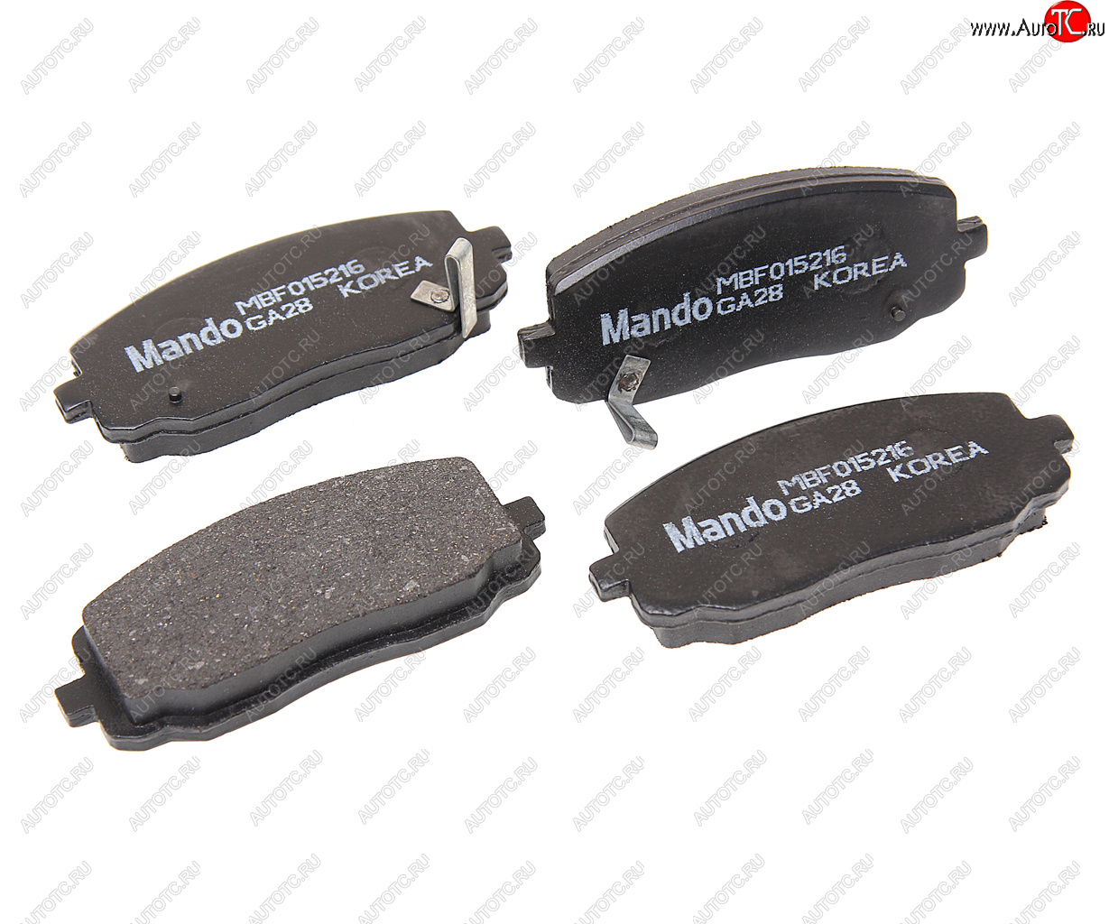 999 р. Колодки тормозные KIA Picanto (05-) передние (4шт.) MANDO MANDO mbf015216  с доставкой в г. Кемерово