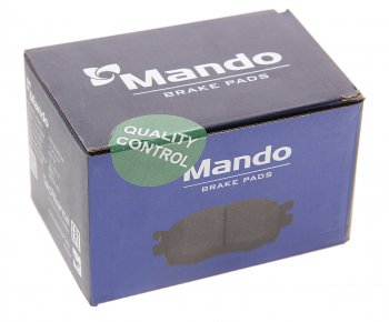 1 499 р. Колодки тормозные задние MANDO Ford Focus 2 хэтчбэк 5 дв. дорестайлинг (2004-2008)  с доставкой в г. Кемерово. Увеличить фотографию 2