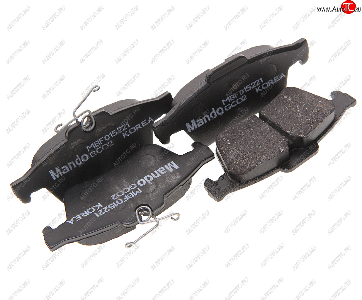 1 499 р. Колодки тормозные задние MANDO Ford Focus 2 хэтчбэк 5 дв. дорестайлинг (2004-2008)  с доставкой в г. Кемерово
