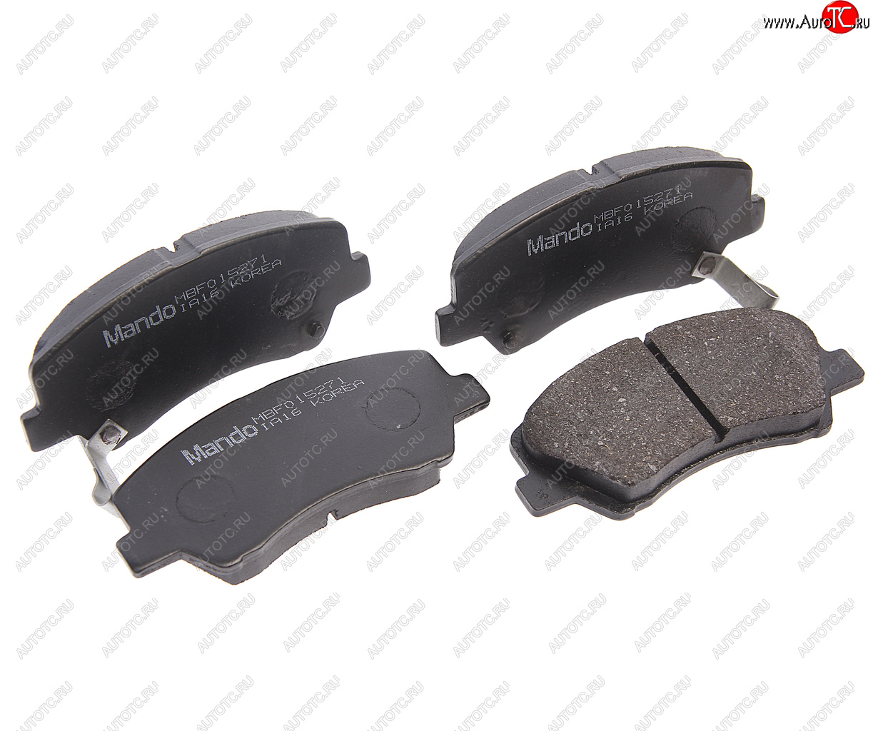1 869 р. Колодки тормозные HYUNDAI Solaris (11-) KIA Rio (11-) передние (4шт.) MANDO MANDO mbf015271  с доставкой в г. Кемерово