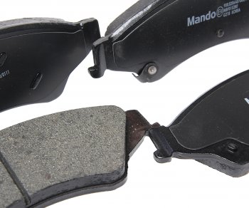2 179 р. Колодки тормозные FORD Ranger (11-) передние (4шт.) MANDO MANDO mbf015280 MANDO mbf015280  с доставкой в г. Кемерово. Увеличить фотографию 2