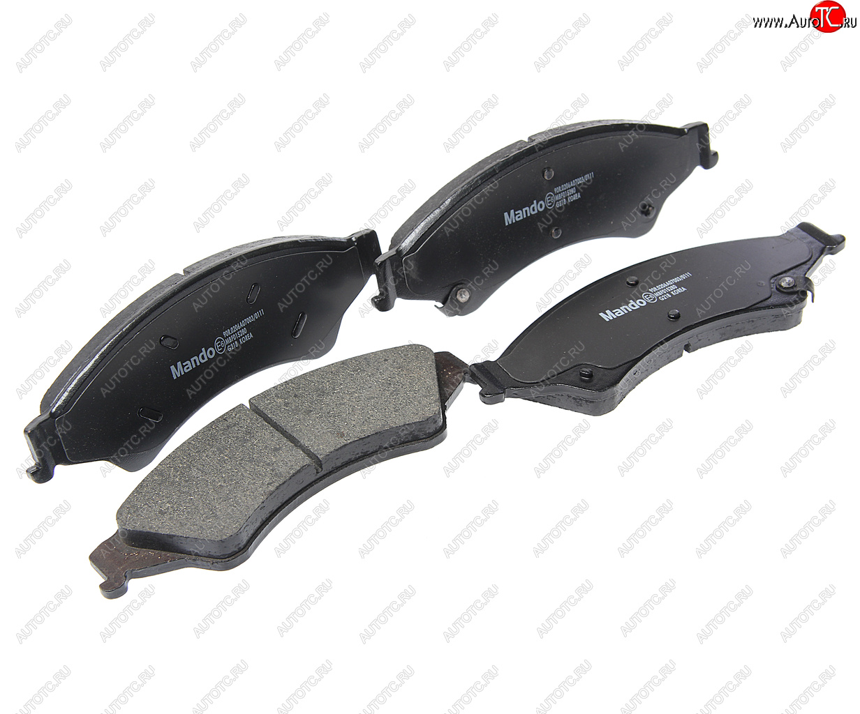 2 179 р. Колодки тормозные FORD Ranger (11-) передние (4шт.) MANDO MANDO mbf015280 MANDO mbf015280  с доставкой в г. Кемерово