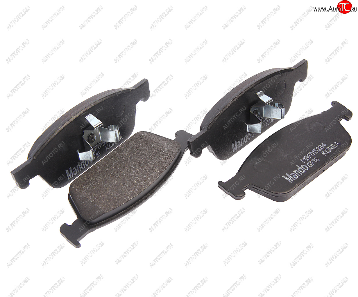 3 269 р. Колодки тормозные FORD Focus ST (12-),Kuga (13-) передние (4шт.) MANDO MANDO mbf015284  с доставкой в г. Кемерово