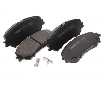 1 859 р. Колодки тормозные NISSAN X-Trail (T32R) (14-) (2.0/2.5) передние (4шт.) MANDO MANDO mbf015288 MANDO mbf015288  с доставкой в г. Кемерово. Увеличить фотографию 1