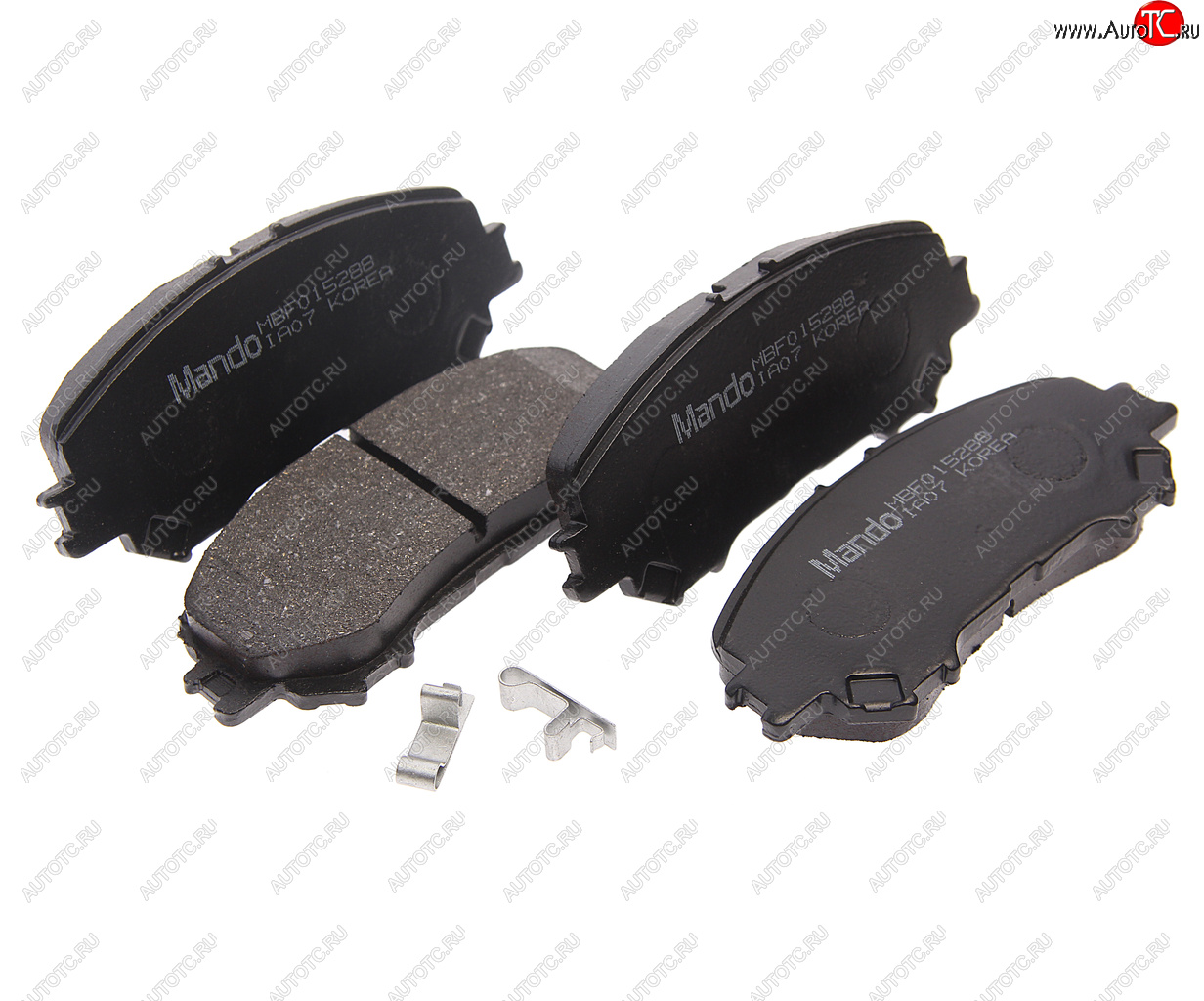 1 859 р. Колодки тормозные NISSAN X-Trail (T32R) (14-) (2.0/2.5) передние (4шт.) MANDO MANDO mbf015288 MANDO mbf015288  с доставкой в г. Кемерово