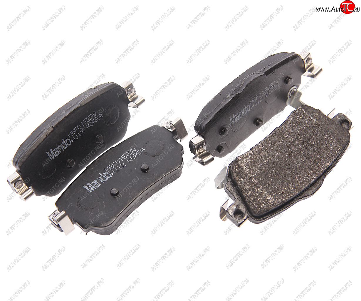 1 959 р. Колодки тормозные NISSAN Qashqai (14-) задние (4шт.) MANDO MANDO mbf015290 MANDO mbf015290  с доставкой в г. Кемерово