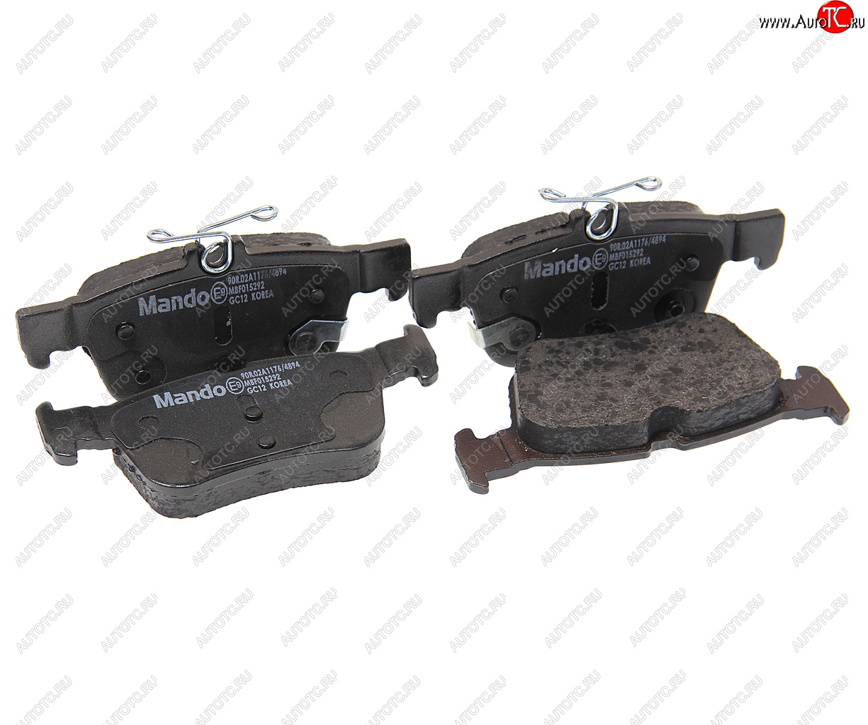 1 479 р. Колодки тормозные FORD Mondeo (15-) задние (4шт.) MANDO MANDO mbf015292  с доставкой в г. Кемерово