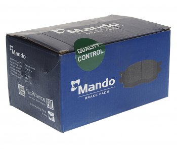 2 899 р. Колодки тормозные MERCEDES C (W205) передние (4шт.) MANDO MANDO mbf015293 MANDO mbf015293  с доставкой в г. Кемерово. Увеличить фотографию 2