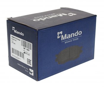 1 759 р. Колодки тормозные KIA Optima (11-) передние (4шт.) MANDO MANDO mbf015344 MANDO mbf015344  с доставкой в г. Кемерово. Увеличить фотографию 2