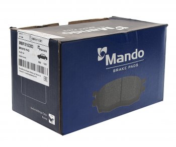 2 099 р. Колодки тормозные AUDI A4,A5 (08-) передние (4шт.) MANDO MANDO mbf015383 MANDO mbf015383  с доставкой в г. Кемерово. Увеличить фотографию 2
