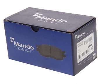 1 599 р. Колодки тормозные AUDI A8 (09-) задние (4шт.) MANDO MANDO mbf015384 MANDO mbf015384  с доставкой в г. Кемерово. Увеличить фотографию 3