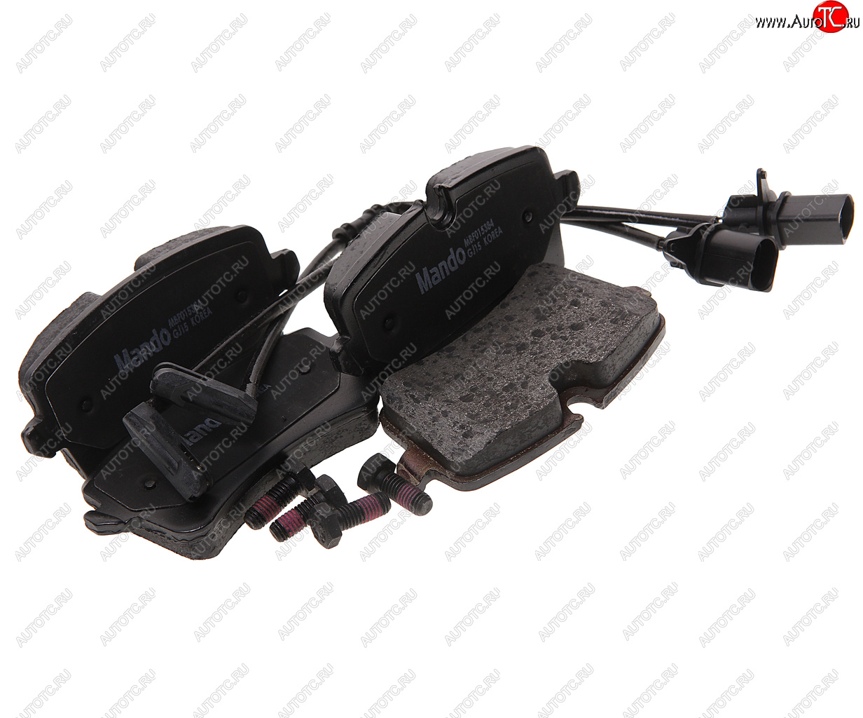1 599 р. Колодки тормозные AUDI A8 (09-) задние (4шт.) MANDO MANDO mbf015384 MANDO mbf015384  с доставкой в г. Кемерово