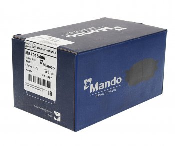 3 499 р. Колодки тормозные BMW 5 (E39) (2.02.33.5) передние (4шт.) MANDO MANDO mbf015406  с доставкой в г. Кемерово. Увеличить фотографию 2