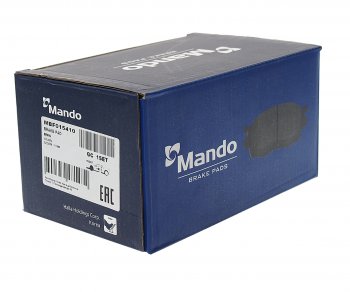 2 089 р. Колодки тормозные BMW E46 (99-05),E83 (04-) передние (4шт.) MANDO MANDO mbf015410 MANDO mbf015410  с доставкой в г. Кемерово. Увеличить фотографию 2