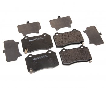 2 489 р. Колодки тормозные CHRYSLER 300C (04-11) JEEP Grand Cherokee (99-10) задние (4шт.) MANDO MANDO mbf015450 MANDO mbf015450  с доставкой в г. Кемерово. Увеличить фотографию 1