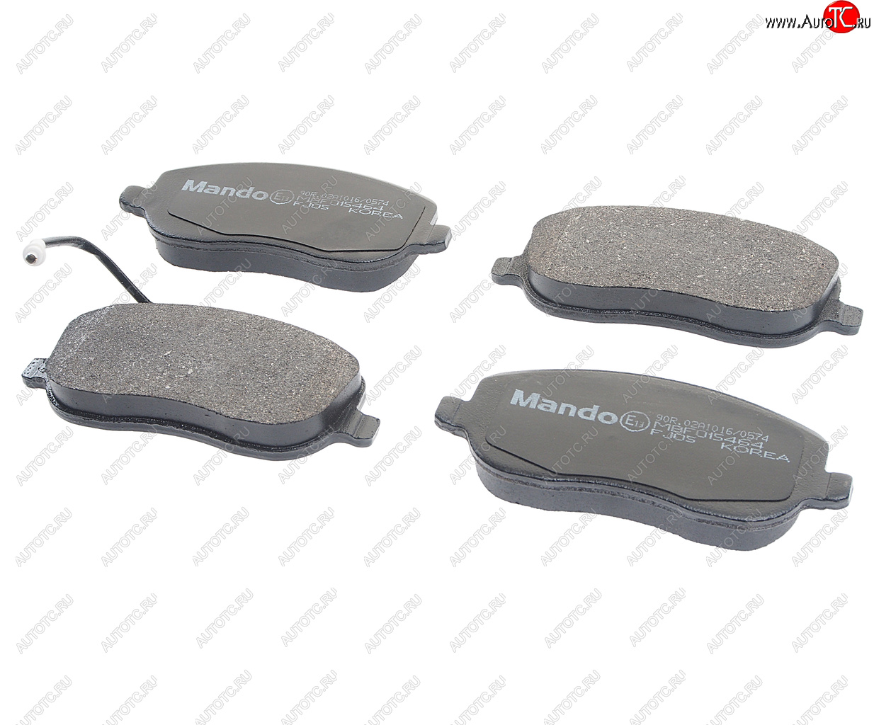 1 499 р. Колодки тормозные PEUGEOT CITROEN передние (4шт.) MANDO MANDO mbf015464 MANDO mbf015464  с доставкой в г. Кемерово